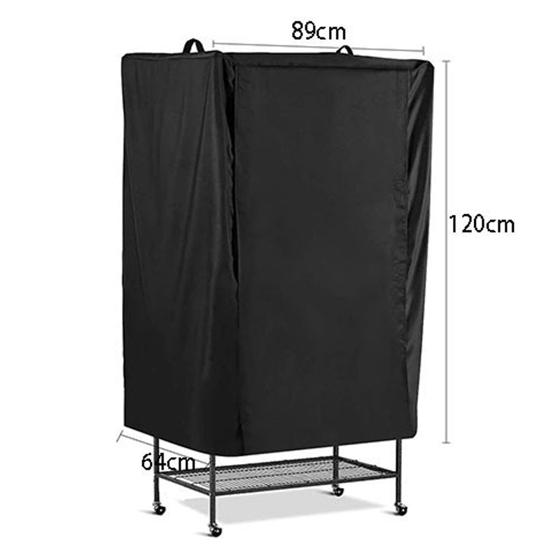 KG0210 89x64x120CM Black Bird Cage Protection Cover Universal Large Bird Cage Cover with Storage Bag KG0210 89x64x120CM Black Bird Cage Protection Cover Universal Large Bird Cage Cover with Storage Bag